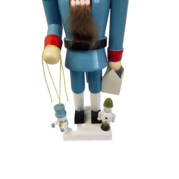 Nutcracker Soldier Christmas Decor Greenbrier Blue Red Yellow 4" x 11" - Picture 3 of 9